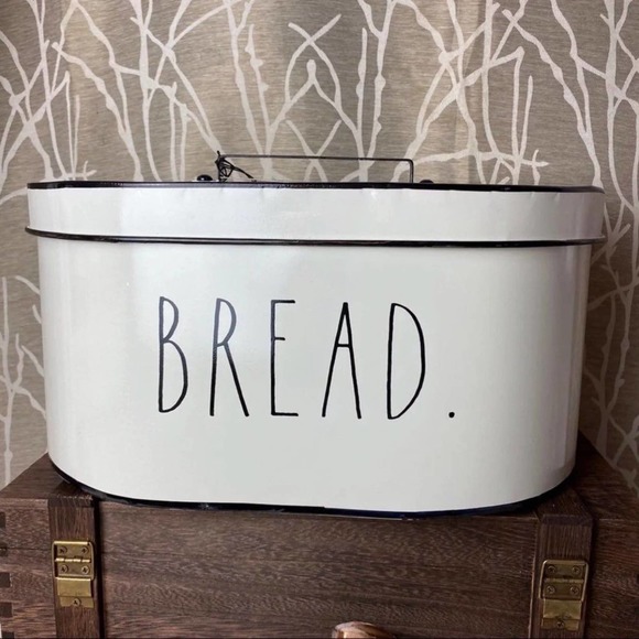 RAE DUNN FARMHOUSE HOME DECOR BREAD CADDY KITCHEN STORE HTF NEW RD